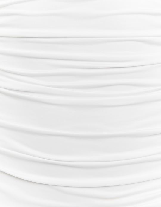 TALLY WEiJL, White mini Dress with halter neck for Women