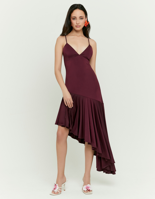 TALLY WEiJL, Midi Plissettato Borgogna for Women