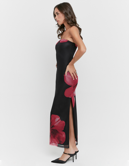 TALLY WEiJL, Black Bandeau Dress for Women