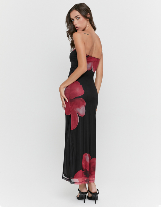 TALLY WEiJL, Black Bandeau Dress for Women