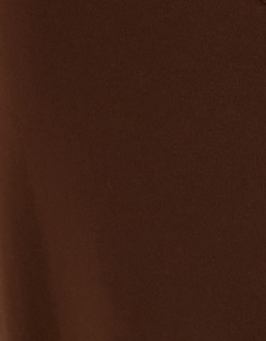 TALLY WEiJL, Robe Longue Marron Drapée for Women