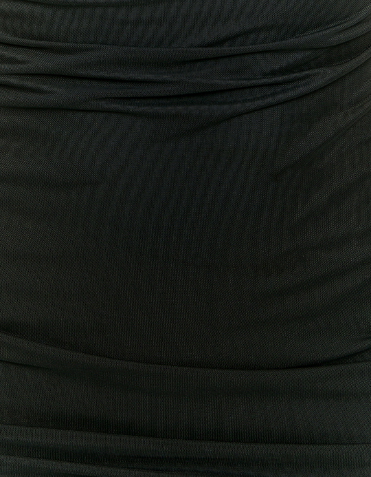 TALLY WEiJL, Schwarzes Mini Kleid aus Mesh for Women