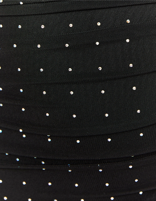 TALLY WEiJL, Robe courte en mesh avec strass for Women