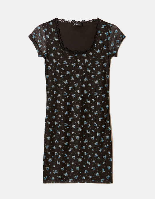 TALLY WEiJL, Geblümtes figurbetontes Minikleid for Women