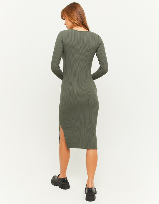 TALLY WEiJL, Grünes Fitted Midikleid for Women