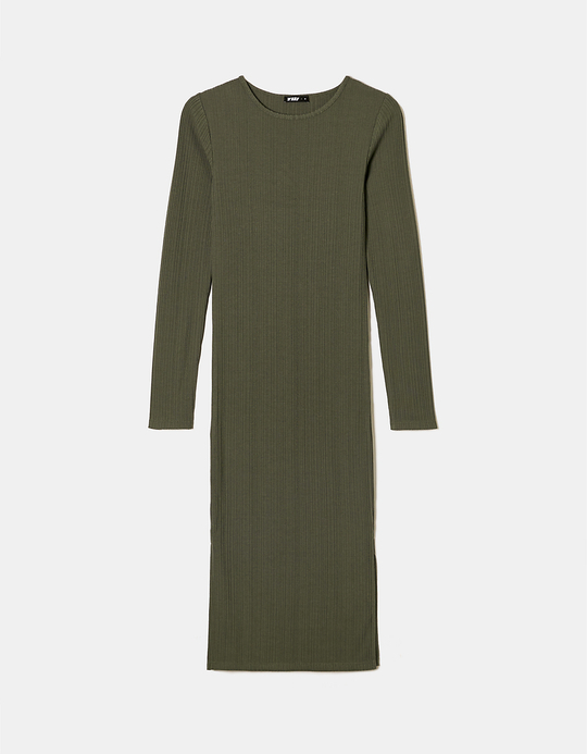 TALLY WEiJL, Grünes Fitted Midikleid for Women