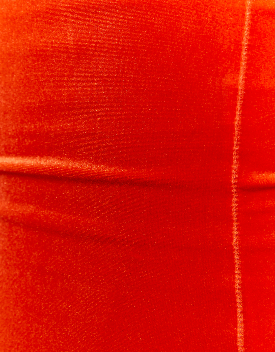 TALLY WEiJL, Rotes Mini Kleid aus Samt for Women