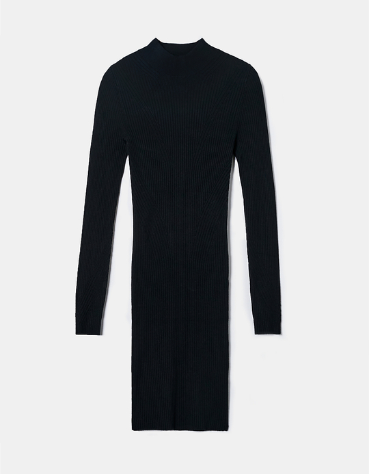 TALLY WEiJL, Schwarzes Strickminikleid for Women
