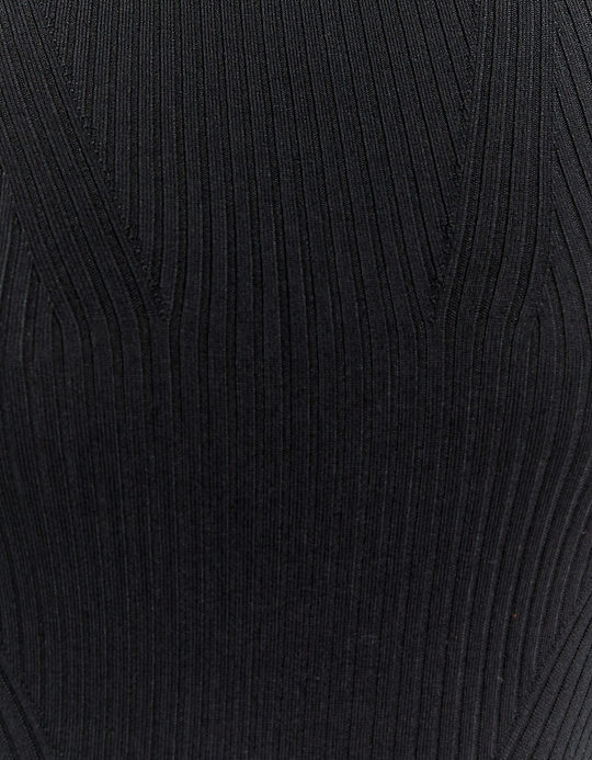 TALLY WEiJL, Schwarzes Strickminikleid for Women