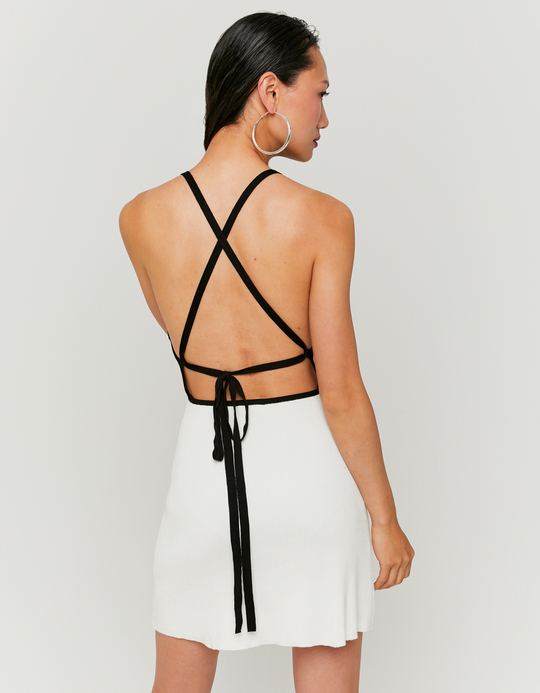 TALLY WEiJL, Vestito A-line Bianco in Maglia for Women