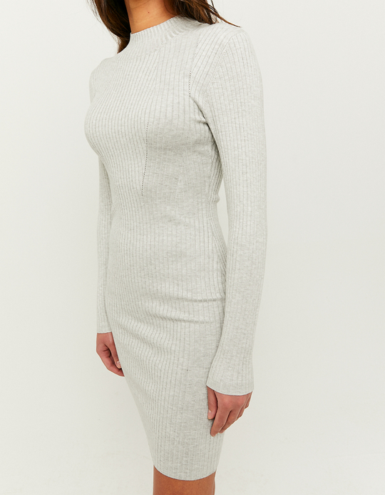 TALLY WEiJL, Robe Côtelée Grise for Women