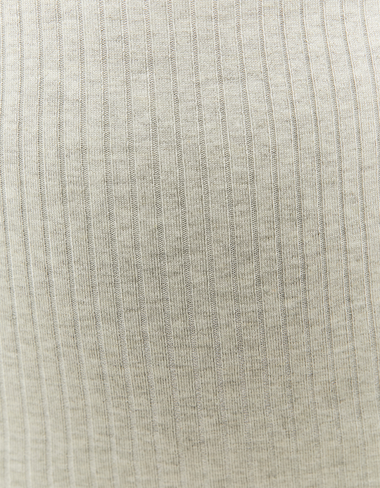 TALLY WEiJL, Robe Côtelée Grise for Women