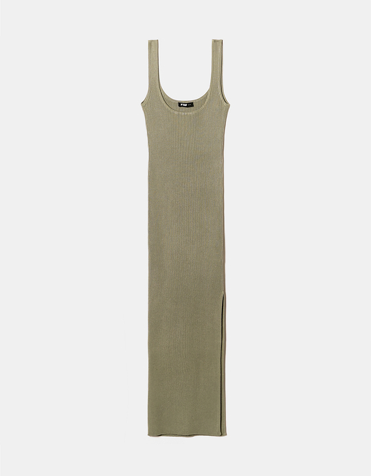 TALLY WEiJL, Basic Midikleid mit Seitenschlitz for Women