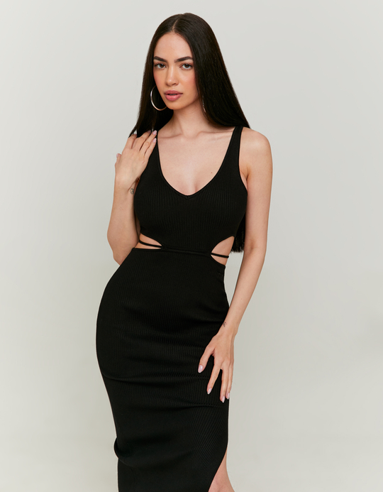 TALLY WEiJL, Vestito in Maglia Nero for Women