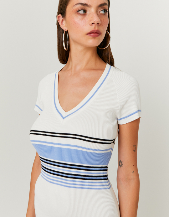 TALLY WEiJL, Knitted Dress with Stripes for Women