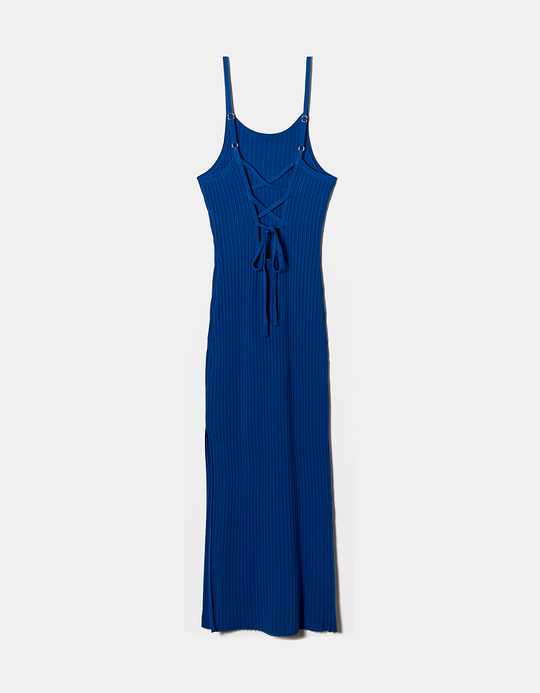 TALLY WEiJL, Blue Knitted Maxi Dress for Women