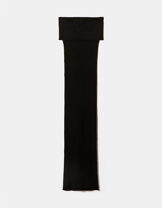 TALLY WEiJL, Knit Dress with Off Shoulder Detail for Women