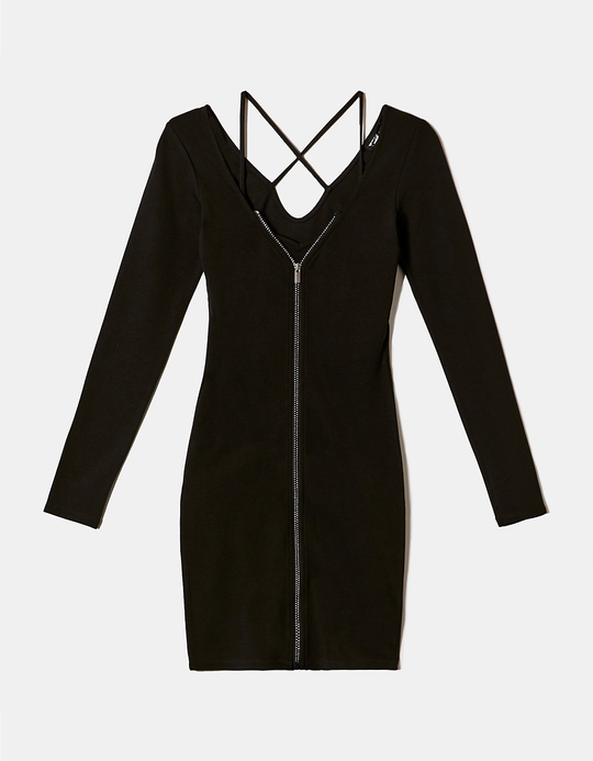 TALLY WEiJL, Schwarzes Ein-Schulter Kleid for Women