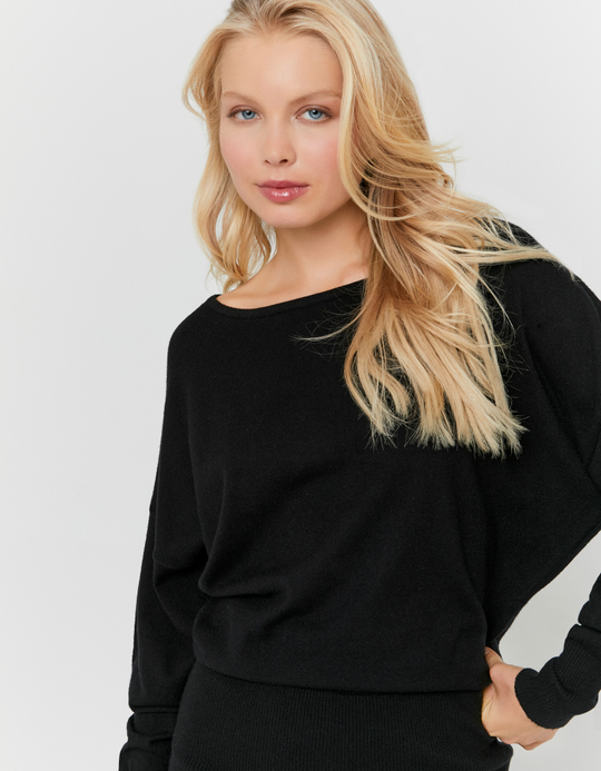 TALLY WEiJL, Black Asymmetric Mini Dress for Women
