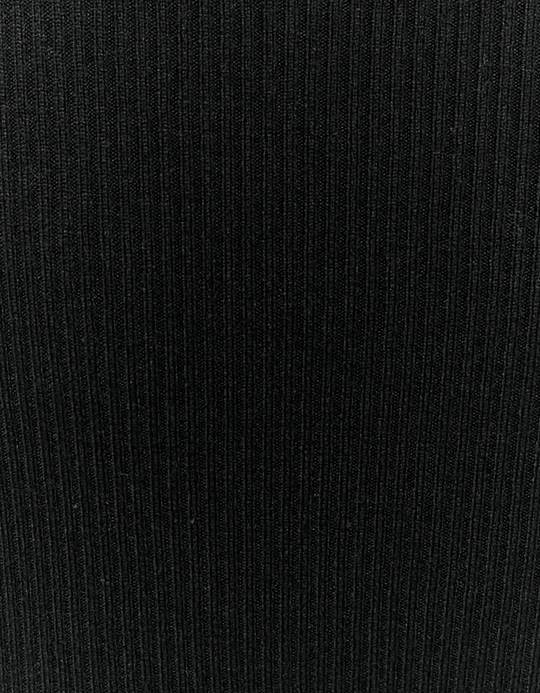 TALLY WEiJL, Black Maxi Knitted Dress with Slit for Women
