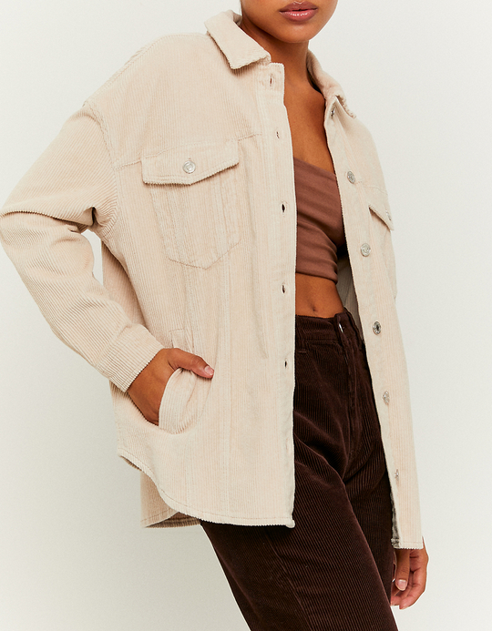 TALLY WEiJL, Shacket In Velluto A Coste for Women