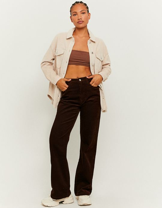 TALLY WEiJL, Shacket In Velluto A Coste for Women
