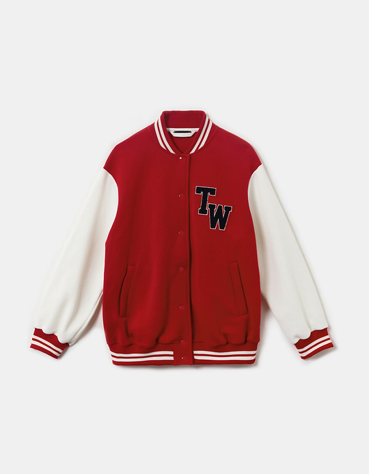 TALLY WEiJL, Veste Universitaire Rouge for Women