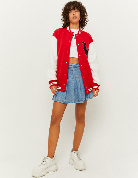 TALLY WEiJL, Veste Universitaire Rouge for Women