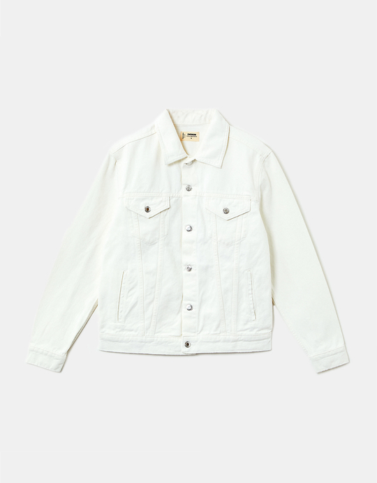 TALLY WEiJL, White Denim Jacket for Women