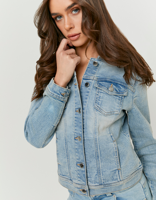 TALLY WEiJL, Light Blue Denim Jacket for Women