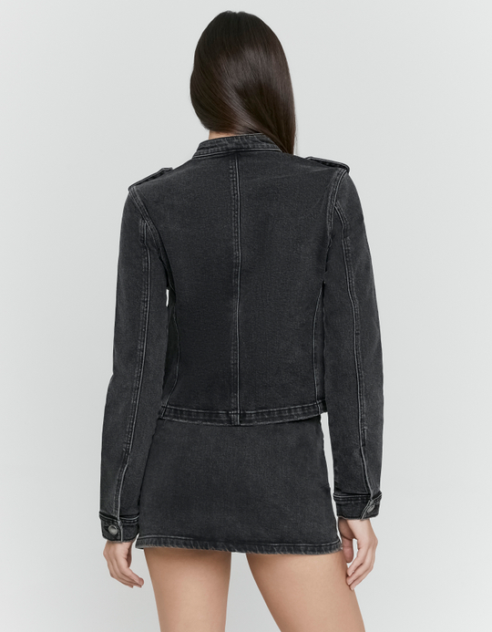 TALLY WEiJL, Black Military Jacket for Women