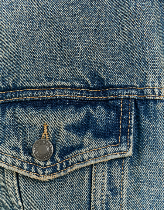 TALLY WEiJL, Blaue Cropped Denim Jacke for Women