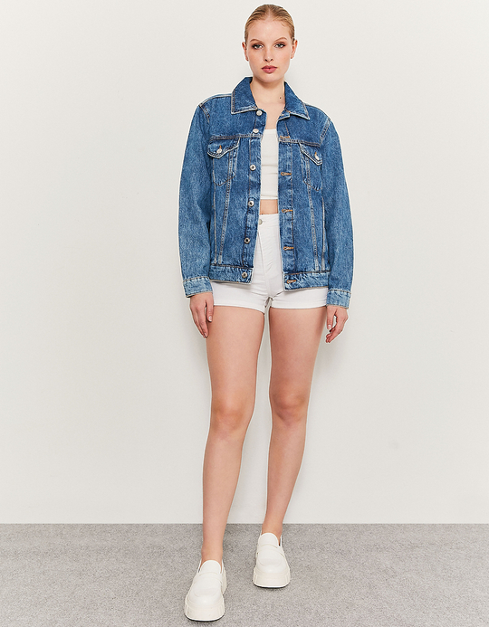 TALLY WEiJL, Blaue Jeansjacke for Women