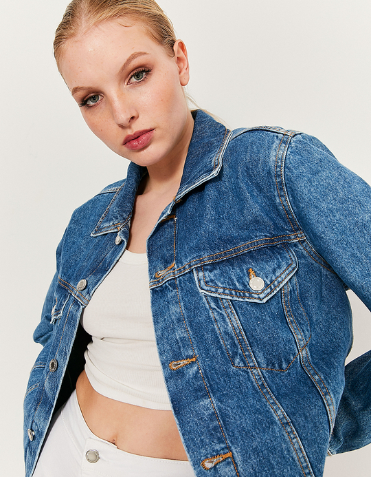 TALLY WEiJL, Blaue Jeansjacke for Women