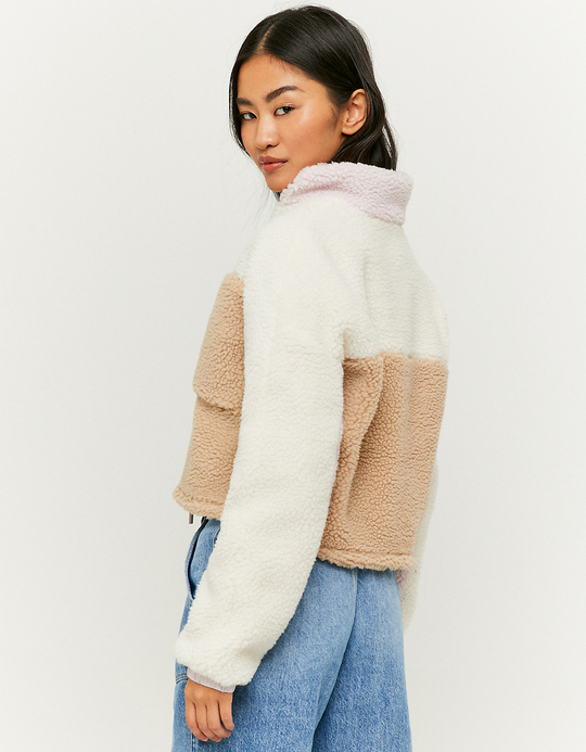 TALLY WEiJL, Cropped Faux Fur Jacket for Women