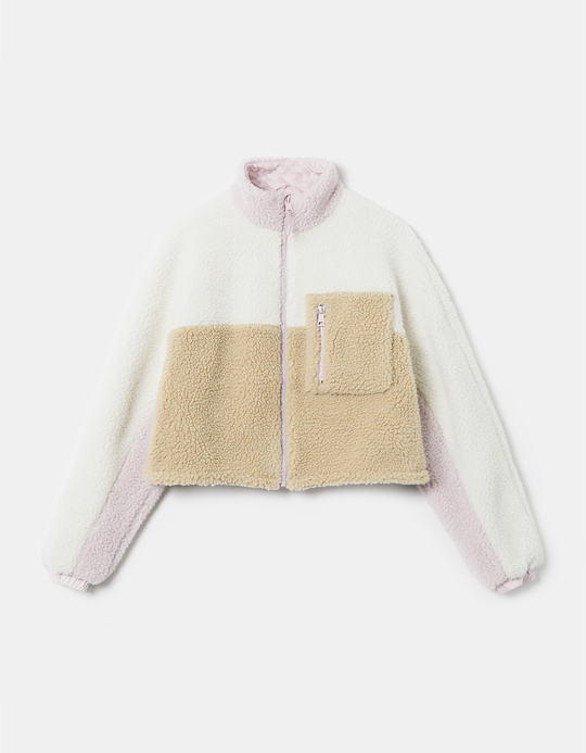 TALLY WEiJL, Cropped Faux Fur Jacket for Women
