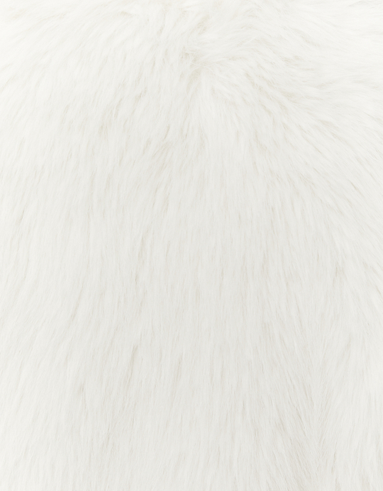 TALLY WEiJL, Veste Fausse Fourrure Blanche for Women