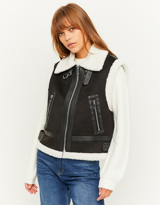TALLY WEiJL, Montone Smanicato In Similpelle for Women