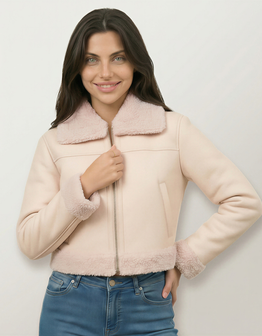 TALLY WEiJL, Giacca Aviatore in Similpelle Rosa for Women