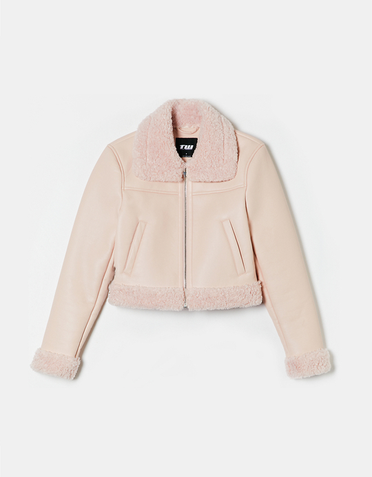 TALLY WEiJL, Giacca Aviatore in Similpelle Rosa for Women