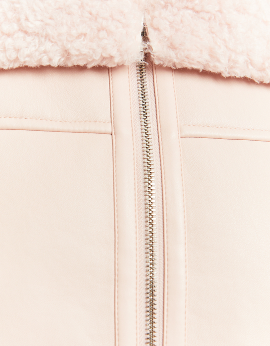 TALLY WEiJL, Giacca Aviatore in Similpelle Rosa for Women