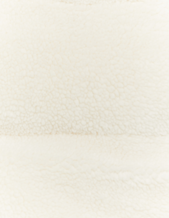 TALLY WEiJL, White Sherpa Padded Jacket for Women