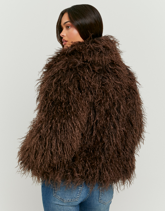 TALLY WEiJL, Veste Marron en Fausse Fourrure for Women