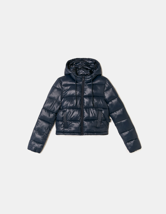 TALLY WEiJL, Blaue Cropped-Jacke for Women