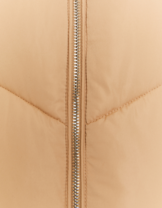 TALLY WEiJL, Beige ärmellose Steppjacke for Women