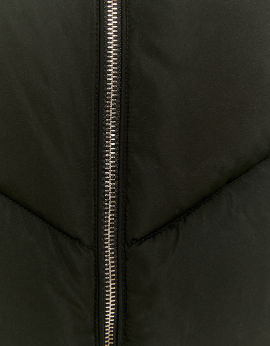 TALLY WEiJL, Veste Sans Manche à Capuche Noire for Women