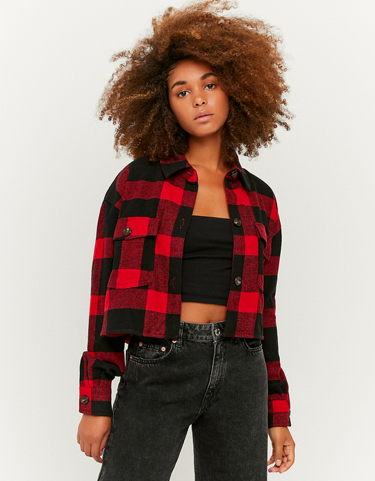TALLY WEiJL, Kurze karierte Hemdjacke for Women