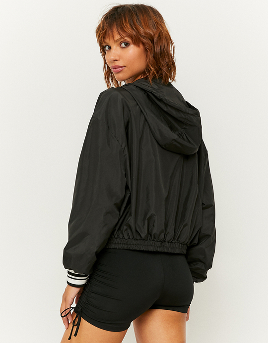 TALLY WEiJL, Veste Sportive Manches Longues Coupe-vent Noire for Women