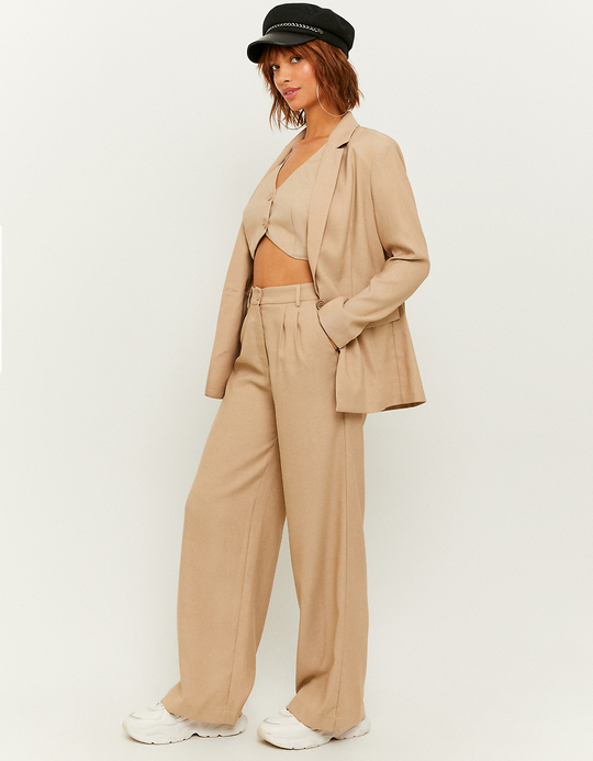 TALLY WEiJL, Blazer Basique Manche Longue Brun for Women