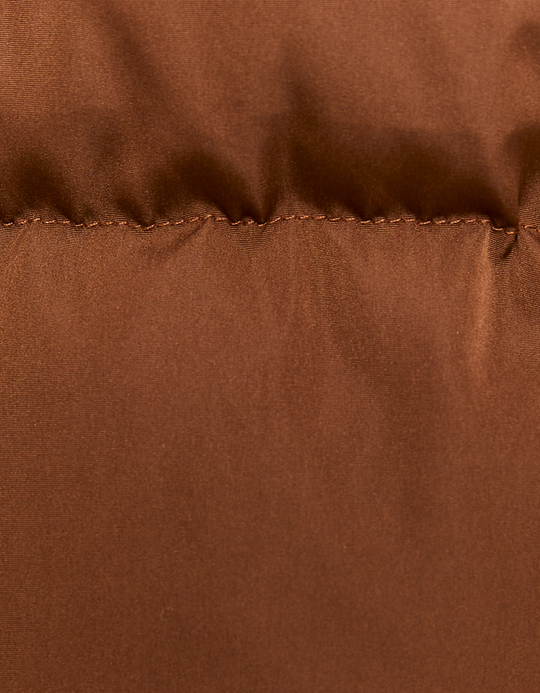 TALLY WEiJL, Giacca Imbottita Con Cappuccio Marrone for Women
